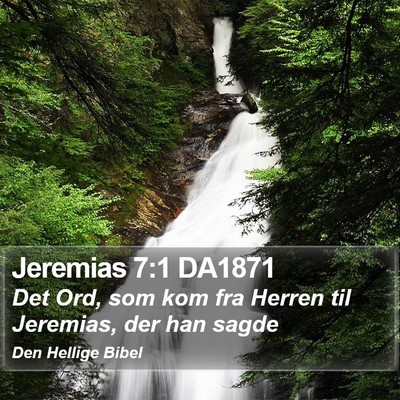 Jeremias 7:1 DA1871 Bible Verse Image