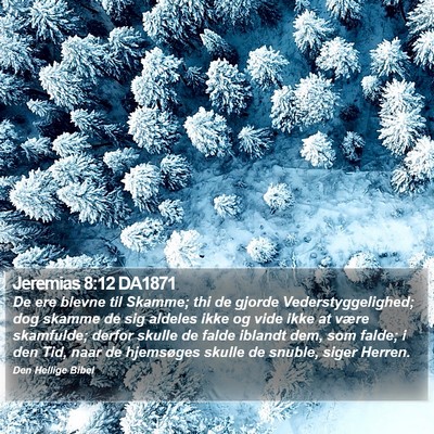 Jeremias 8:12 DA1871 Bible Verse Image
