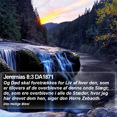 Jeremias 8:3 DA1871 Bible Verse Image