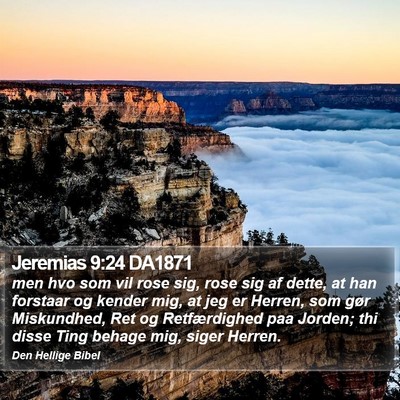 Jeremias 9:24 DA1871 Bible Verse Image