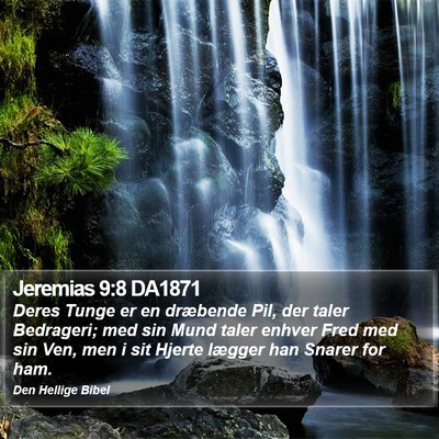 Jeremias 9:8 DA1871 Bible Verse Image