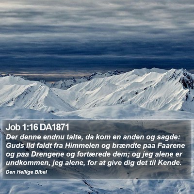 Job 1:16 DA1871 Bible Verse Image
