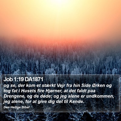 Job 1:19 DA1871 Bible Verse Image