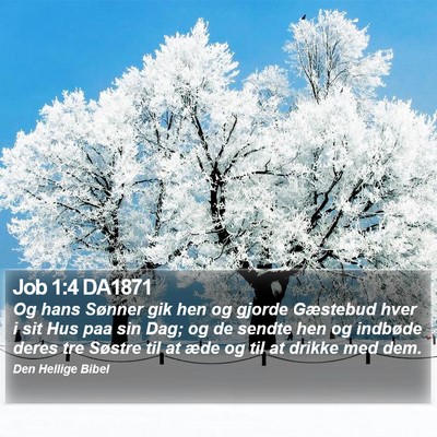 Job 1:4 DA1871 Bible Verse Image