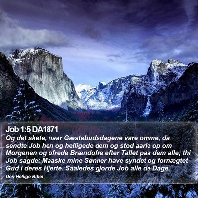 Job 1:5 DA1871 Bible Verse Image