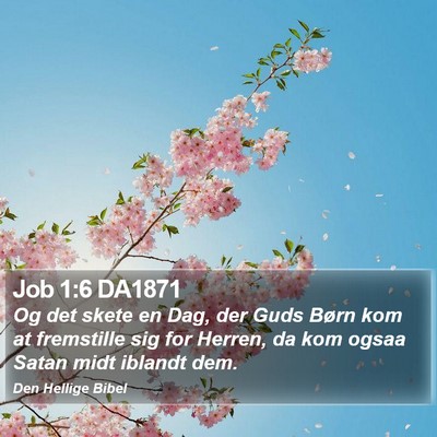 Job 1:6 DA1871 Bible Verse Image