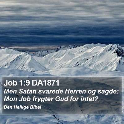 Job 1:9 DA1871 Bible Verse Image