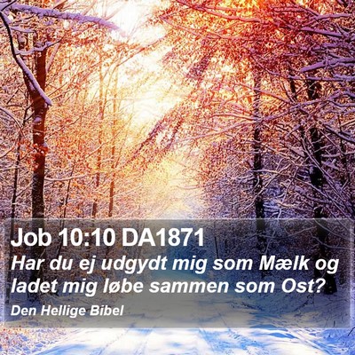 Job 10:10 DA1871 Bible Verse Image
