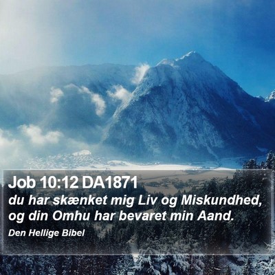 Job 10:12 DA1871 Bible Verse Image