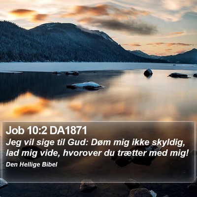 Job 10:2 DA1871 Bible Verse Image