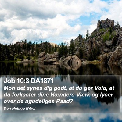 Job 10:3 DA1871 Bible Verse Image