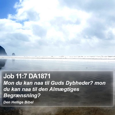 Job 11:7 DA1871 Bible Verse Image