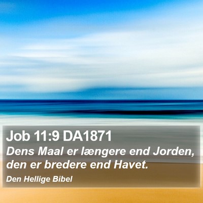 Job 11:9 DA1871 Bible Verse Image
