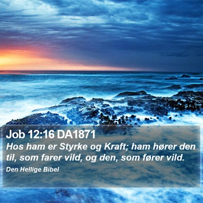 Job 12:16 DA1871 Bible Verse Image
