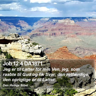Job 12:4 DA1871 Bible Verse Image