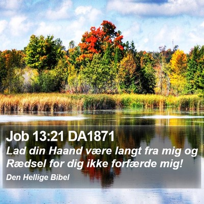 Job 13:21 DA1871 Bible Verse Image