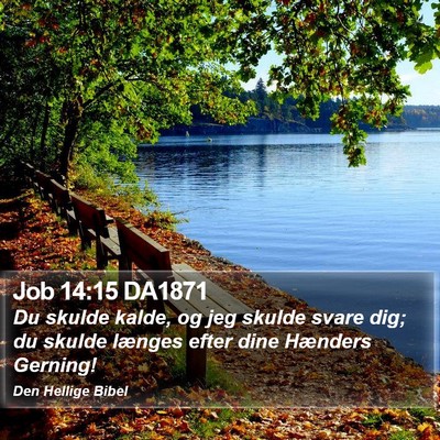 Job 14:15 DA1871 Bible Verse Image