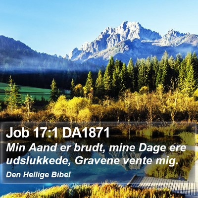 Job 17:1 DA1871 Bible Verse Image
