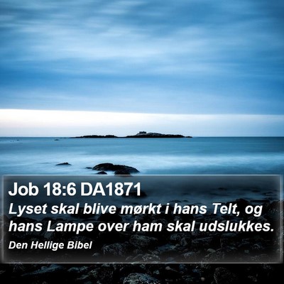 Job 18:6 DA1871 Bible Verse Image