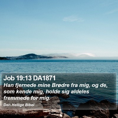 Job 19:13 DA1871 Bible Verse Image