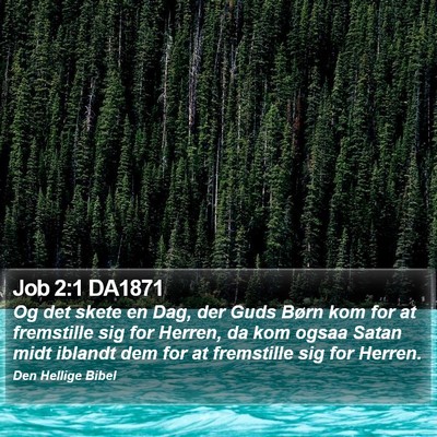Job 2:1 DA1871 Bible Verse Image