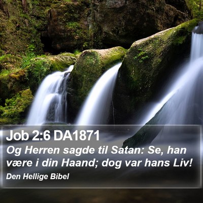 Job 2:6 DA1871 Bible Verse Image