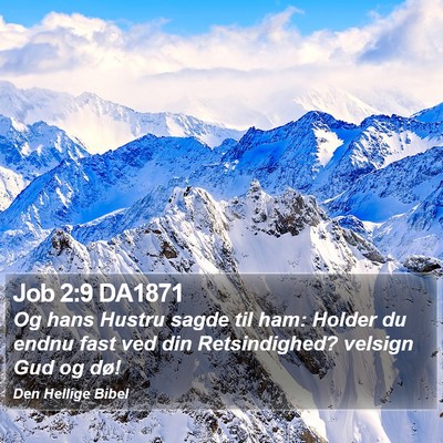 Job 2:9 DA1871 Bible Verse Image