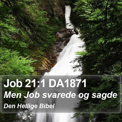 Job 21:1 DA1871 Bible Verse Image