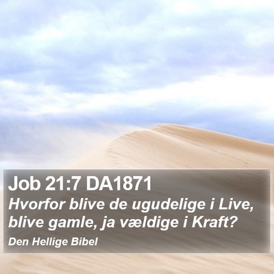 Job 21:7 DA1871 Bible Verse Image