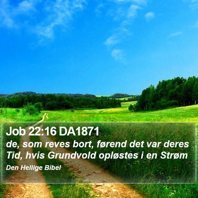 Job 22:16 DA1871 Bible Verse Image