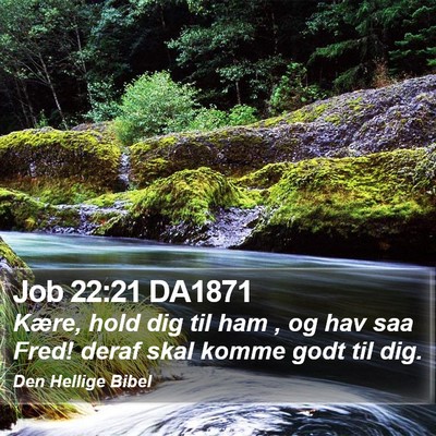 Job 22:21 DA1871 Bible Verse Image