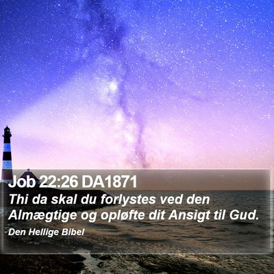 Job 22:26 DA1871 Bible Verse Image