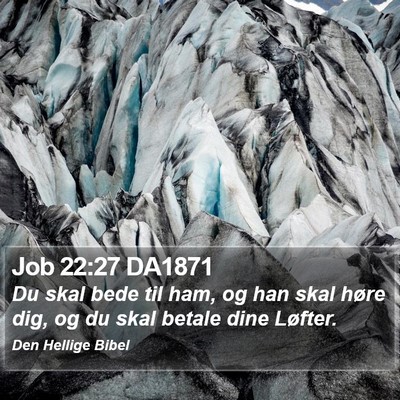 Job 22:27 DA1871 Bible Verse Image