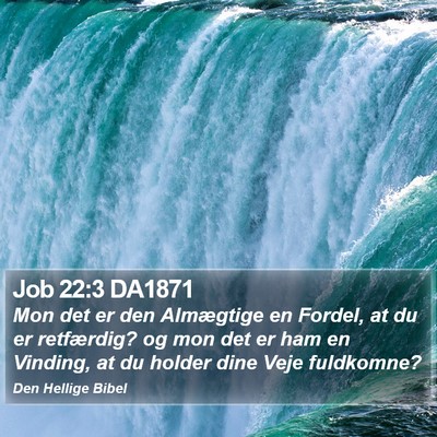 Job 22:3 DA1871 Bible Verse Image