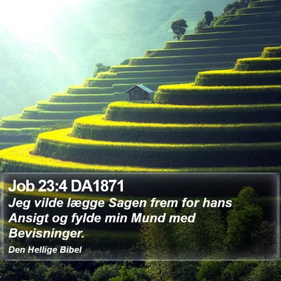 Job 23:4 DA1871 Bible Verse Image