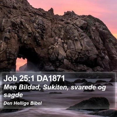 Job 25:1 DA1871 Bible Verse Image