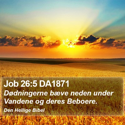 Job 26:5 DA1871 Bible Verse Image