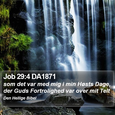 Job 29:4 DA1871 Bible Verse Image