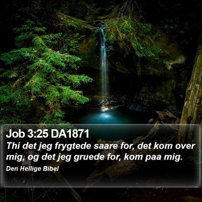 Job 3:25 DA1871 Bible Verse Image