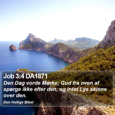Job 3:4 DA1871 Bible Verse Image
