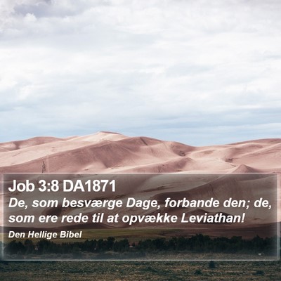 Job 3:8 DA1871 Bible Verse Image