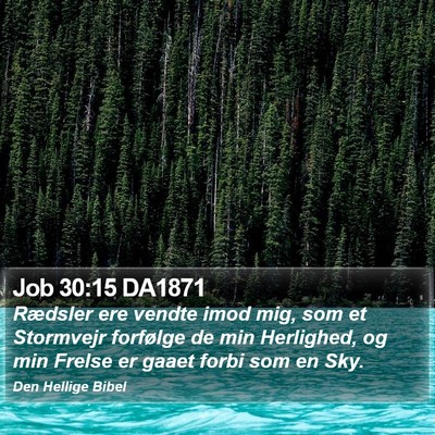 Job 30:15 DA1871 Bible Verse Image
