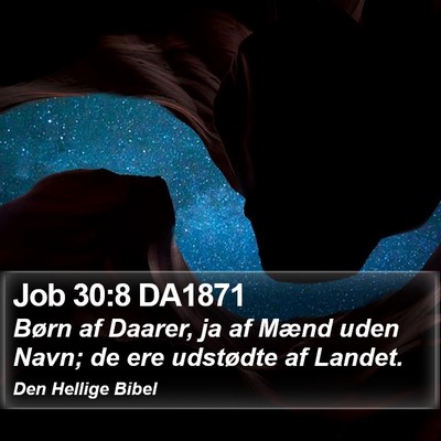 Job 30:8 DA1871 Bible Verse Image