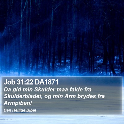 Job 31:22 DA1871 Bible Verse Image
