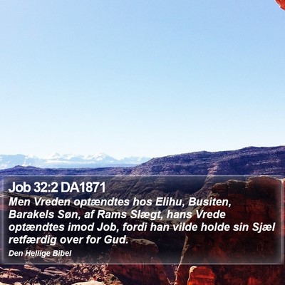 Job 32:2 DA1871 Bible Verse Image
