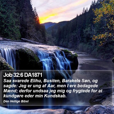 Job 32:6 DA1871 Bible Verse Image