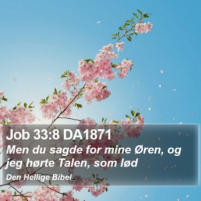 Job 33:8 DA1871 Bible Verse Image