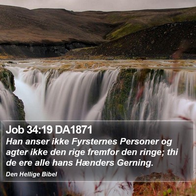 Job 34:19 DA1871 Bible Verse Image