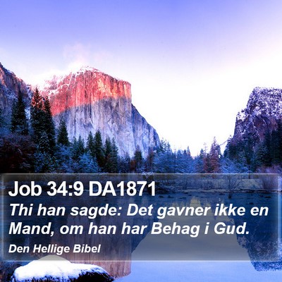 Job 34:9 DA1871 Bible Verse Image