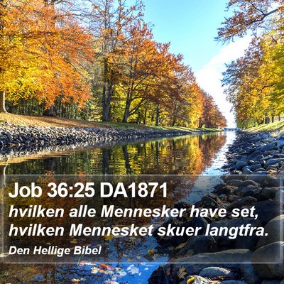 Job 36:25 DA1871 Bible Verse Image